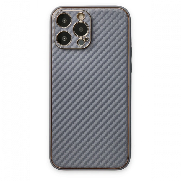 Newface iPhone 13 Pro Max Kılıf Coco Karbon Silikon