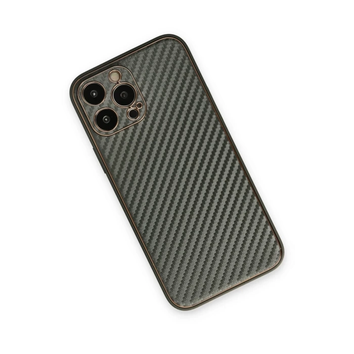 Newface iPhone 13 Pro Max Kılıf Coco Karbon Silikon