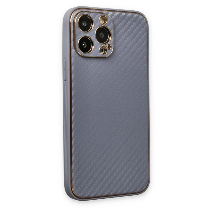 Newface iPhone 13 Pro Max Kılıf Coco Karbon Silikon