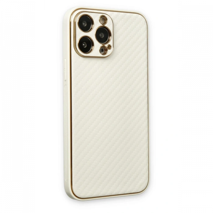Newface iPhone 13 Pro Max Kılıf Coco Karbon Silikon