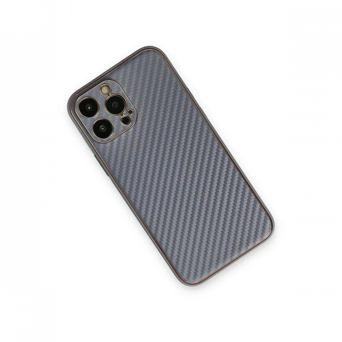 Newface iPhone 13 Pro Max Kılıf Coco Karbon Silikon