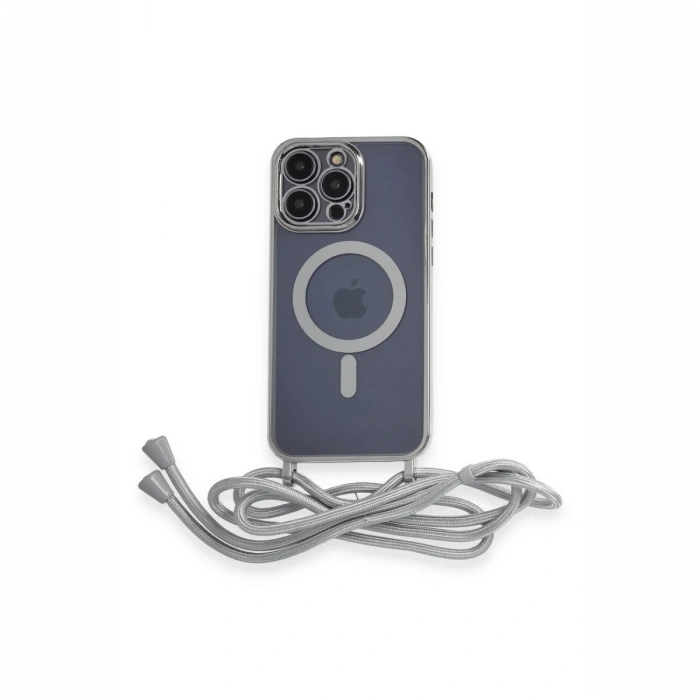 iPhone 13 Pro Max Kılıf Divo Lazer Askılı Magsafe Kapak