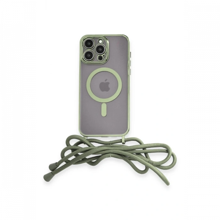 iPhone 13 Pro Max Kılıf Divo Lazer Askılı Magsafe Kapak