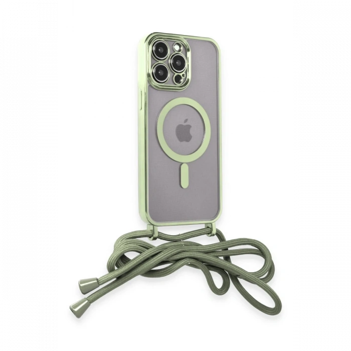 iPhone 13 Pro Max Kılıf Divo Lazer Askılı Magsafe Kapak