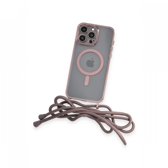 iPhone 13 Pro Max Kılıf Divo Lazer Askılı Magsafe Kapak