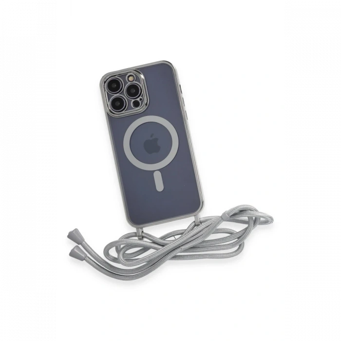 iPhone 13 Pro Max Kılıf Divo Lazer Askılı Magsafe Kapak