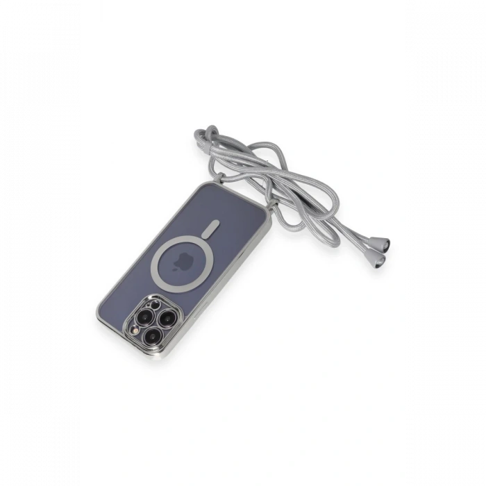 iPhone 13 Pro Max Kılıf Divo Lazer Askılı Magsafe Kapak