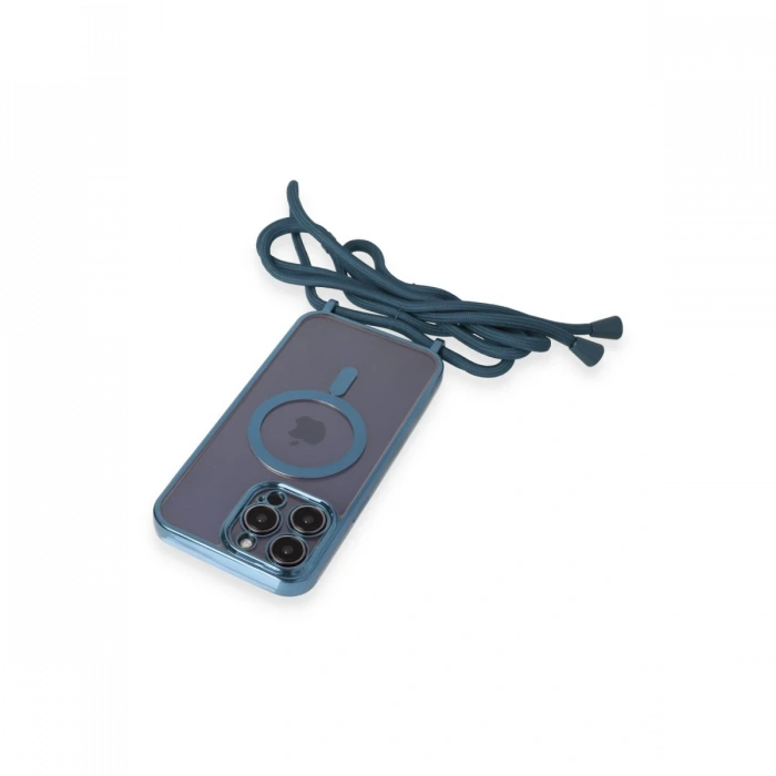 iPhone 13 Pro Max Kılıf Divo Lazer Askılı Magsafe Kapak