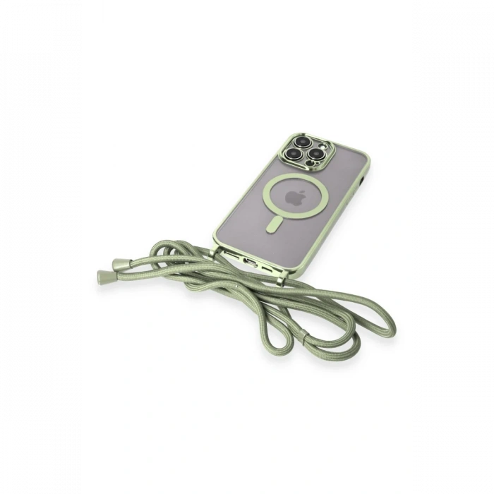 iPhone 13 Pro Max Kılıf Divo Lazer Askılı Magsafe Kapak