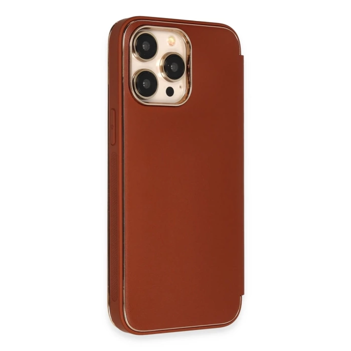 Newface iPhone 13 Pro Max Kılıf Dolpin Kapaklı