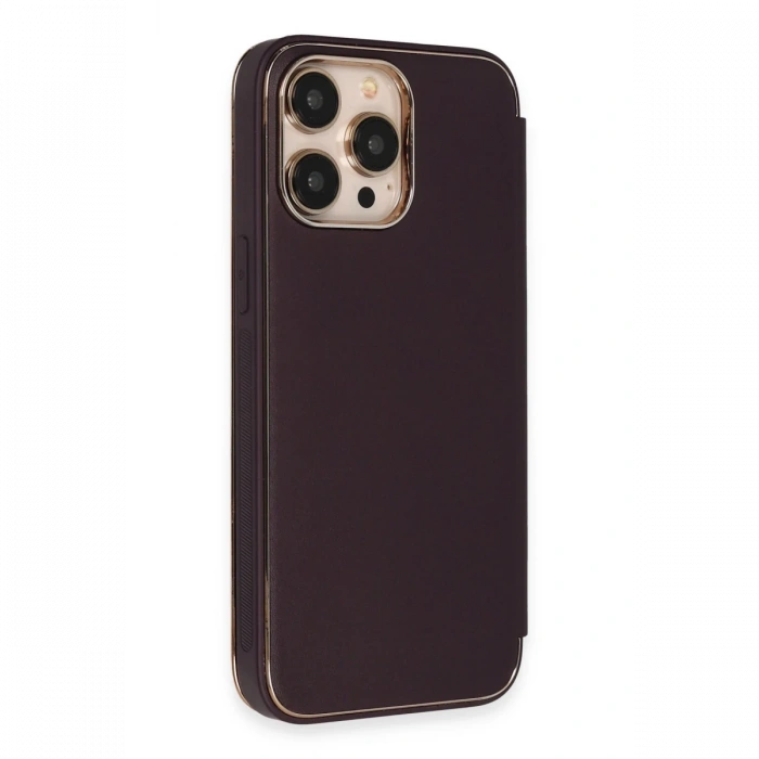 Newface iPhone 13 Pro Max Kılıf Dolpin Kapaklı