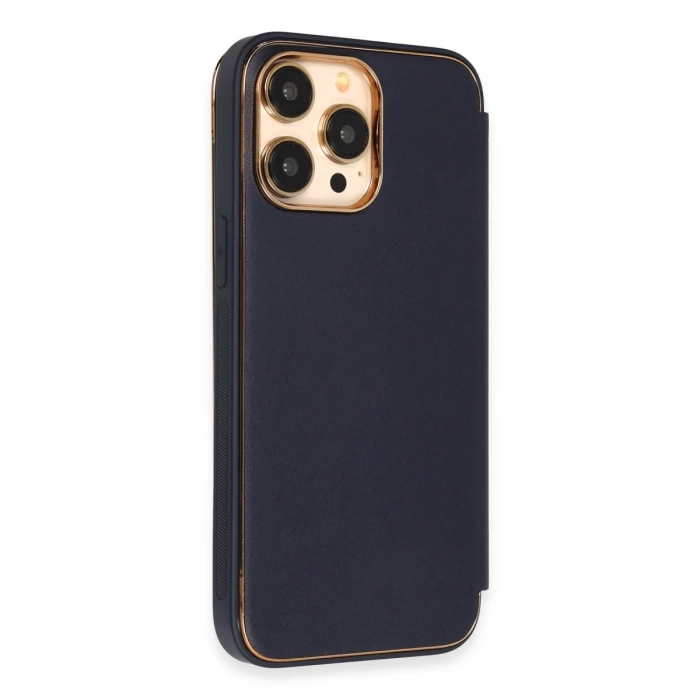 Newface iPhone 13 Pro Max Kılıf Dolpin Kapaklı