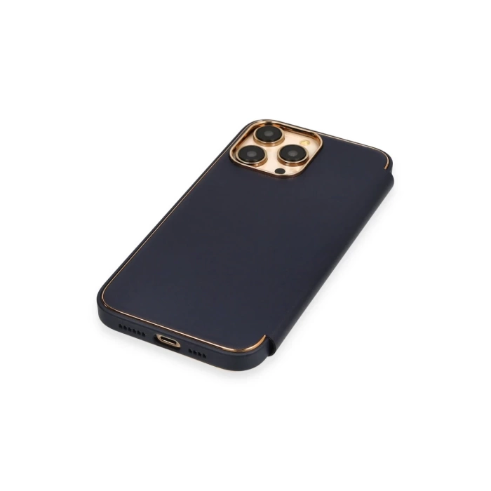 Newface iPhone 13 Pro Max Kılıf Dolpin Kapaklı