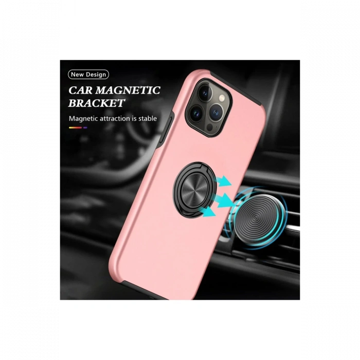 iPhone 13 Pro Max Kılıf Elit Yüzüklü Kapak