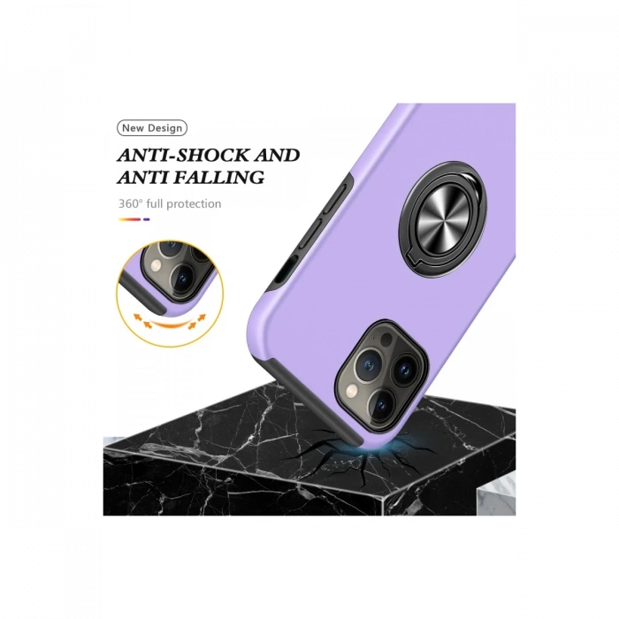 iPhone 13 Pro Max Kılıf Elit Yüzüklü Kapak