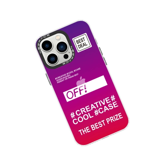 Newface iPhone 13 Pro Max Kılıf Estoril Desenli Kapak