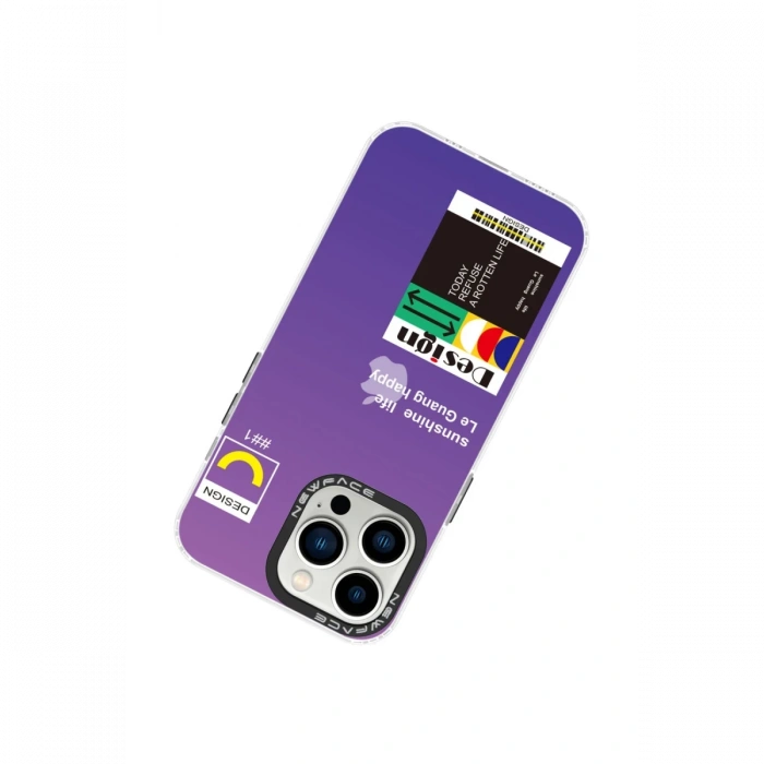 Newface iPhone 13 Pro Max Kılıf Estoril Desenli Kapak