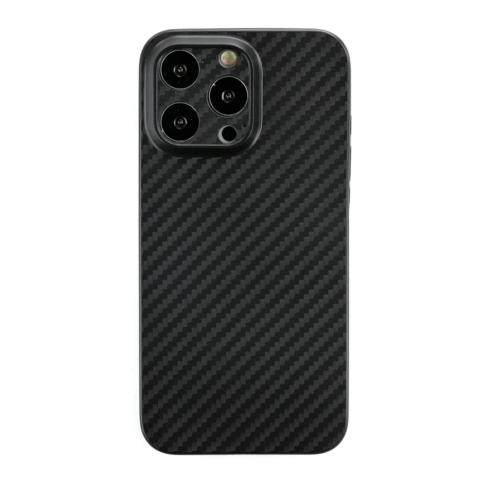 Newface iPhone 13 Pro Max Kılıf Karbon PP Silikon