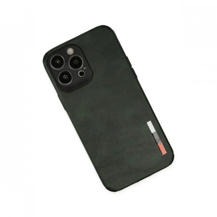 Newface iPhone 13 Pro Max Kılıf Loop Deri Silikon