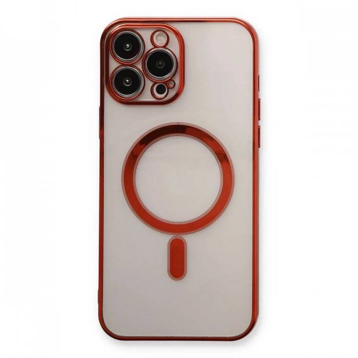 Newface iPhone 13 Pro Max Kılıf Magneticsafe Lazer Silikon