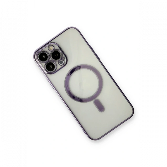 Newface iPhone 13 Pro Max Kılıf Magneticsafe Lazer Silikon