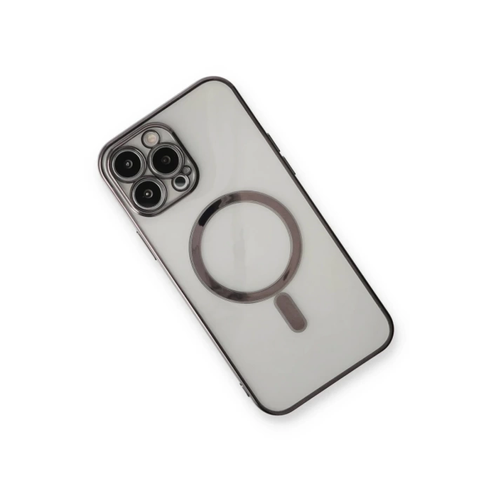 Newface iPhone 13 Pro Max Kılıf Magneticsafe Lazer Silikon