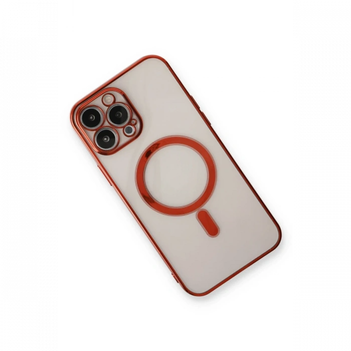 Newface iPhone 13 Pro Max Kılıf Magneticsafe Lazer Silikon