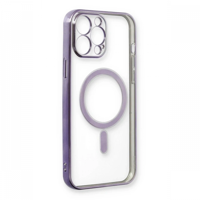 Newface iPhone 13 Pro Max Kılıf Magneticsafe Lazer Silikon
