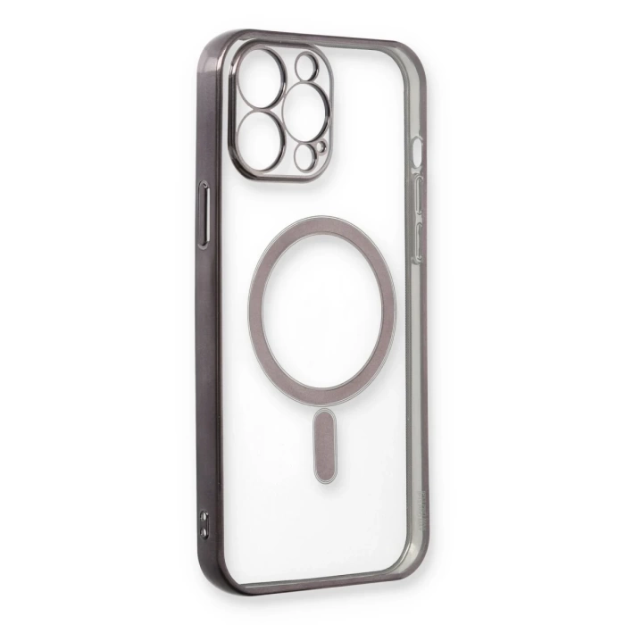 Newface iPhone 13 Pro Max Kılıf Magneticsafe Lazer Silikon