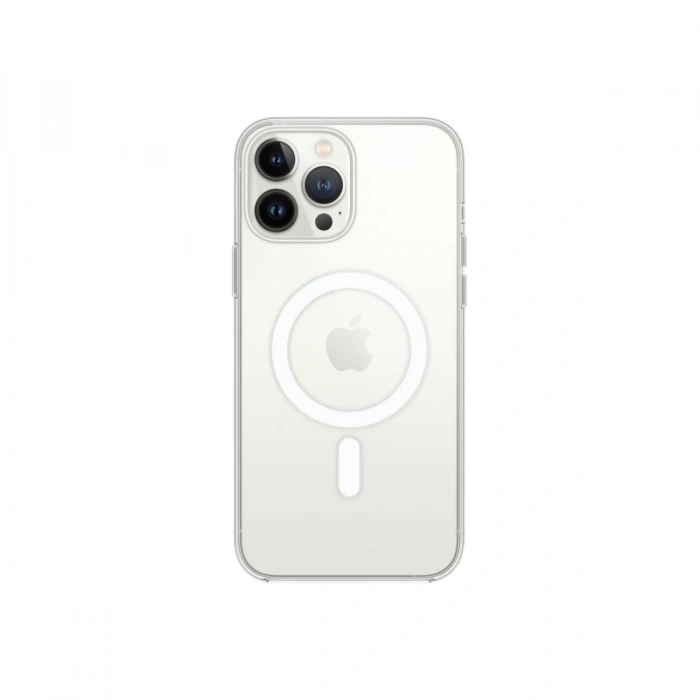 iPhone 13 Pro Max Kılıf Magneticsafe Şeffaf Silikon - Şeffaf