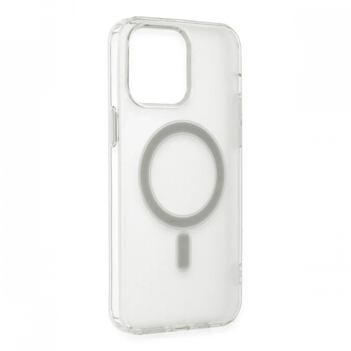iPhone 13 Pro Max Kılıf Matte Şeffaf Magneticsafe - Şeffaf
