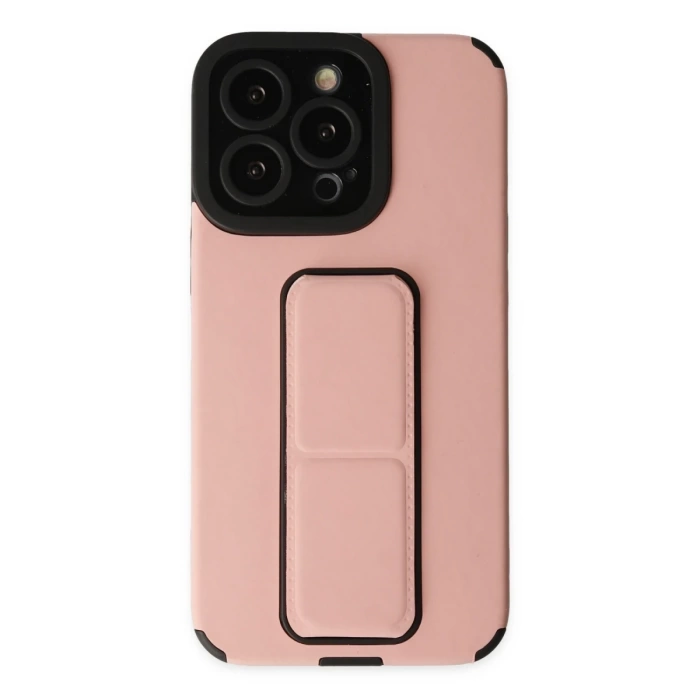 Newface iPhone 13 Pro Max Kılıf Mega Standlı Silikon