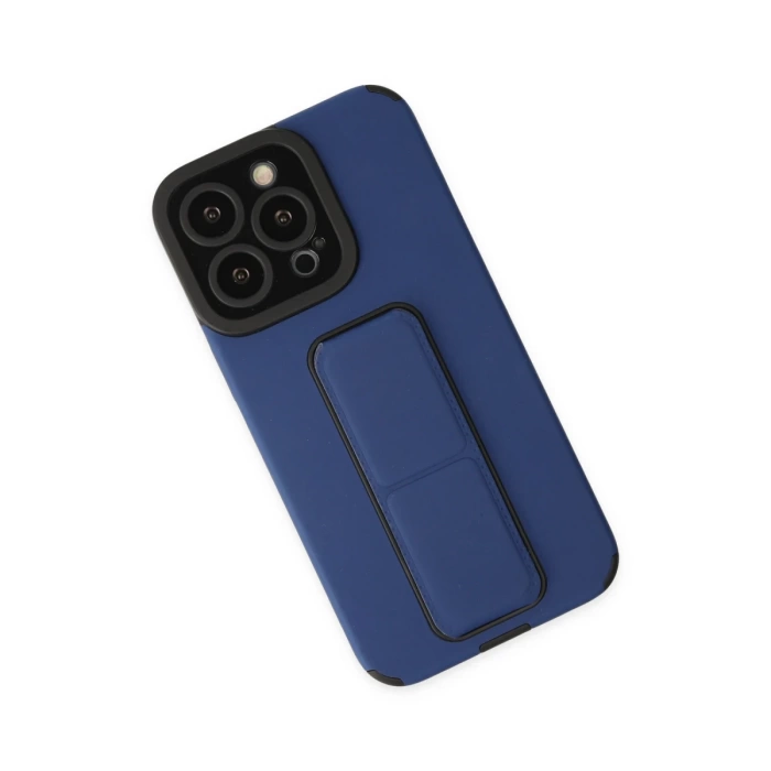 Newface iPhone 13 Pro Max Kılıf Mega Standlı Silikon