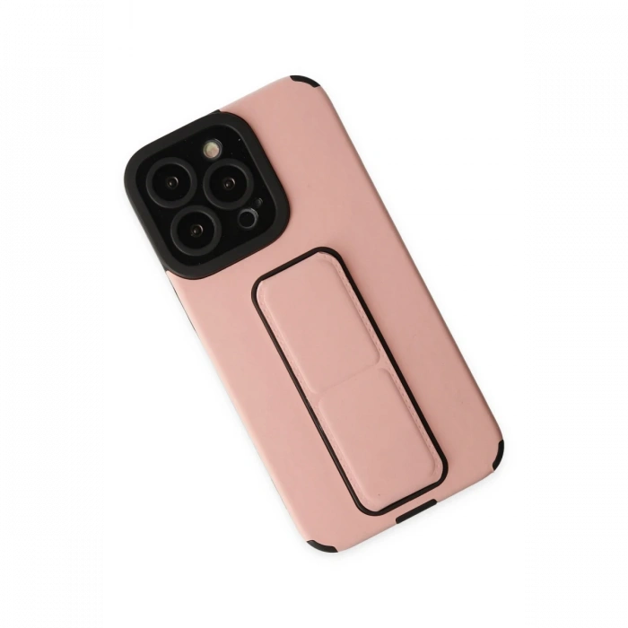 Newface iPhone 13 Pro Max Kılıf Mega Standlı Silikon