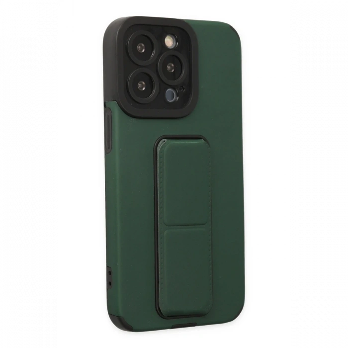 Newface iPhone 13 Pro Max Kılıf Mega Standlı Silikon