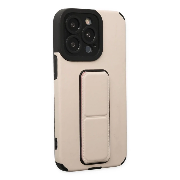 Newface iPhone 13 Pro Max Kılıf Mega Standlı Silikon