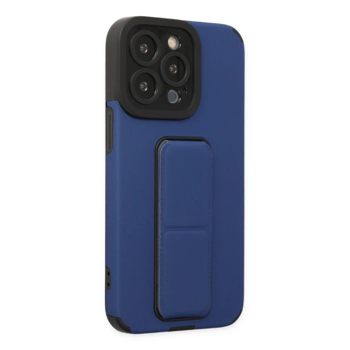 Newface iPhone 13 Pro Max Kılıf Mega Standlı Silikon