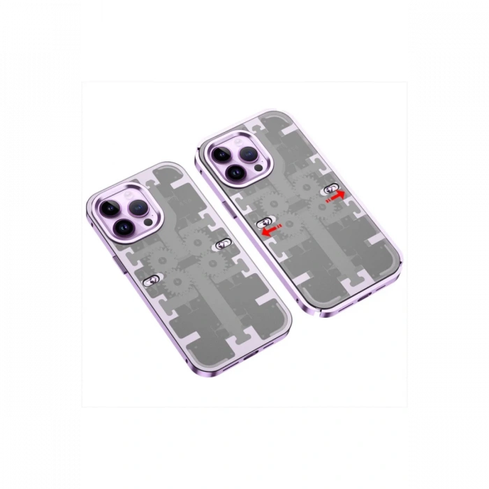 Newface iPhone 13 Pro Max Kılıf Mekanik Bumper Kapak