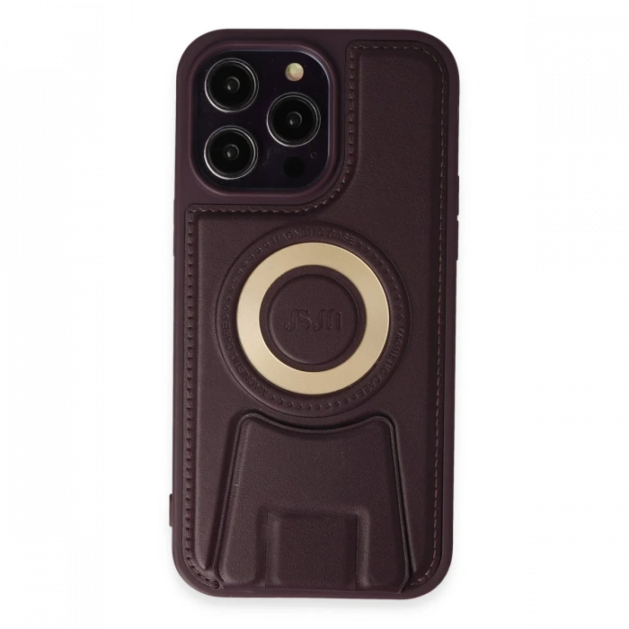 Newface iPhone 13 Pro Max Kılıf Merkür Magneticsafe Standlı Kapak