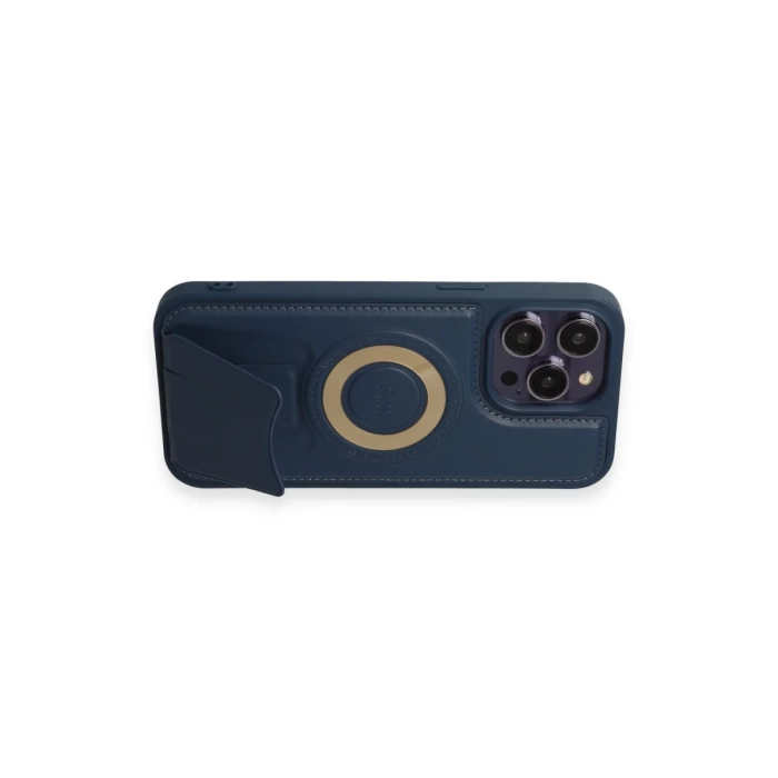 Newface iPhone 13 Pro Max Kılıf Merkür Magneticsafe Standlı Kapak