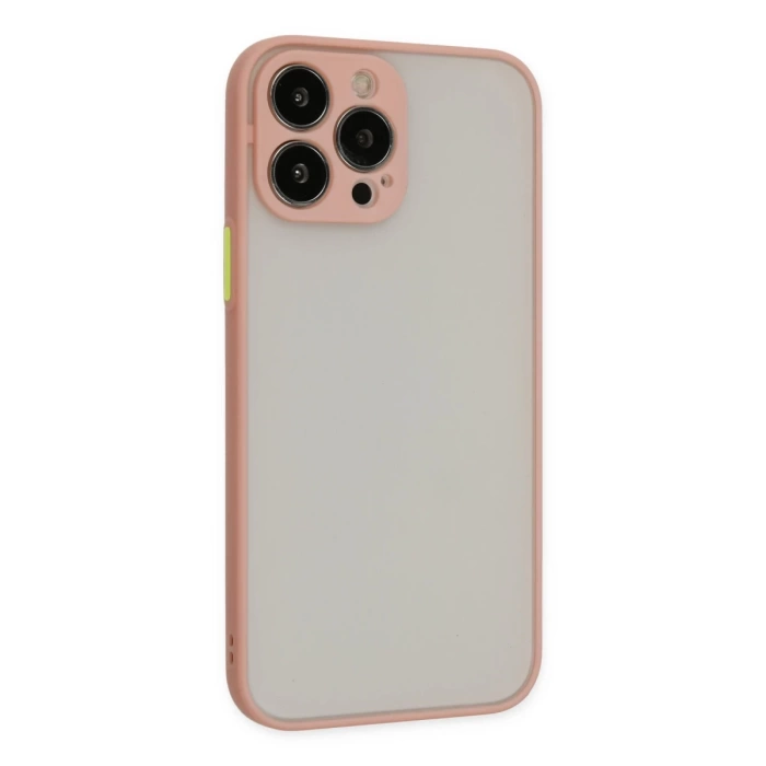 Newface iPhone 13 Pro Max Kılıf Montreal Silikon Kapak