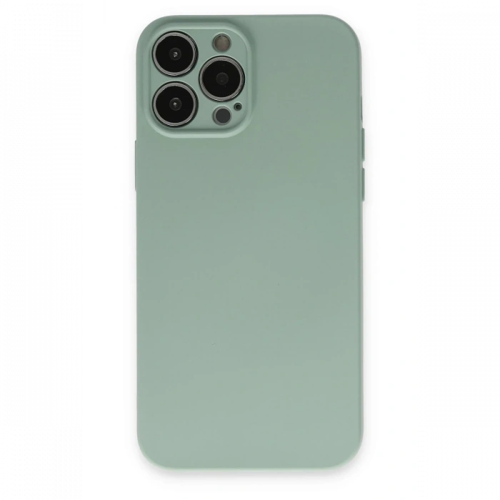 Newface iPhone 13 Pro Max Kılıf Nano içi Kadife Silikon