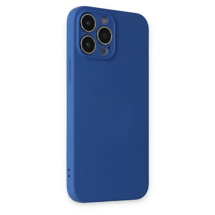 Newface iPhone 13 Pro Max Kılıf Nano içi Kadife Silikon
