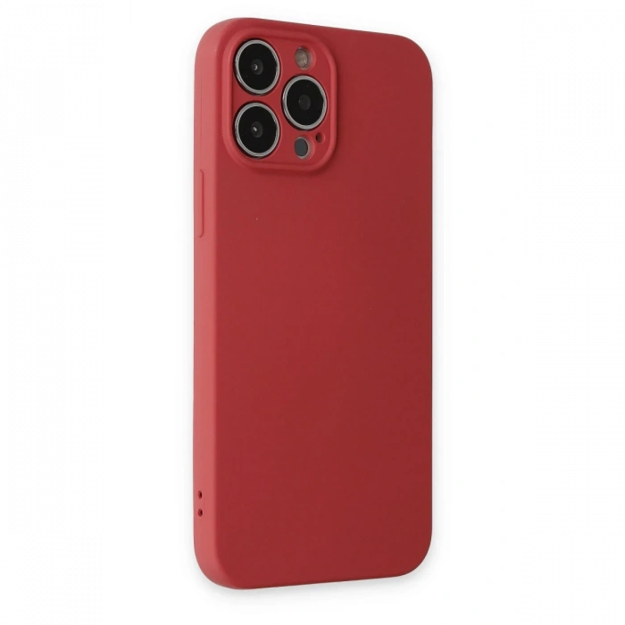 Newface iPhone 13 Pro Max Kılıf Nano içi Kadife Silikon