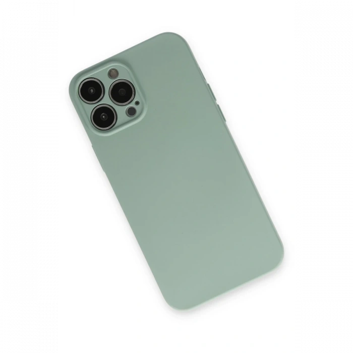 Newface iPhone 13 Pro Max Kılıf Nano içi Kadife Silikon