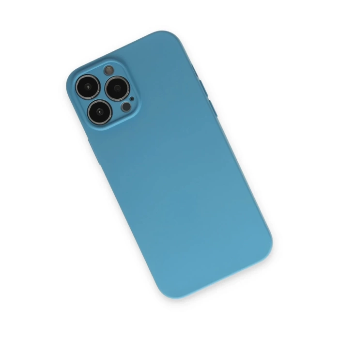 Newface iPhone 13 Pro Max Kılıf Nano içi Kadife Silikon