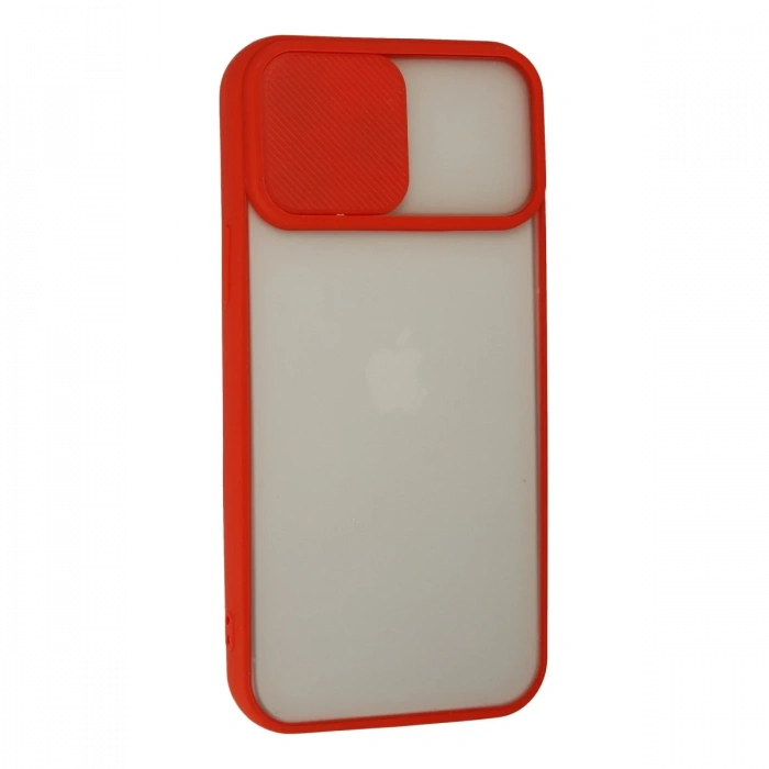 iPhone 13 Pro Max Kılıf Palm Buzlu Kamera Sürgülü Silikon