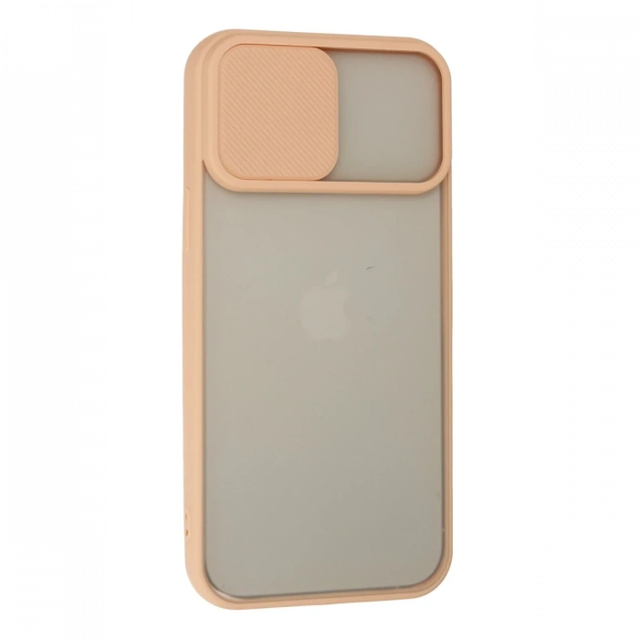 iPhone 13 Pro Max Kılıf Palm Buzlu Kamera Sürgülü Silikon