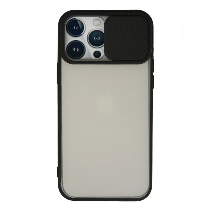 iPhone 13 Pro Max Kılıf Palm Buzlu Kamera Sürgülü Silikon