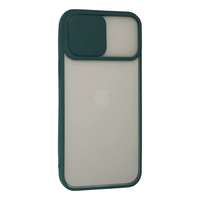 iPhone 13 Pro Max Kılıf Palm Buzlu Kamera Sürgülü Silikon